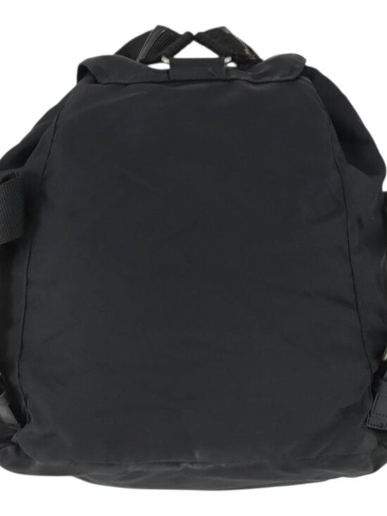 PRADA Backpack Nylon Black Silver Auth 170313 main image 4